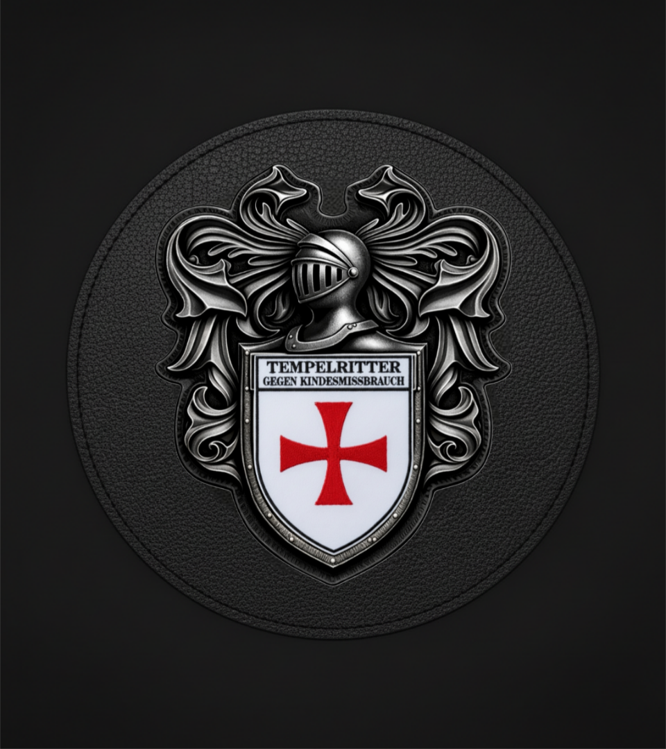 Tempelritter Ordens Wappen Gegen Kindesmissbrauch Und Gewalt